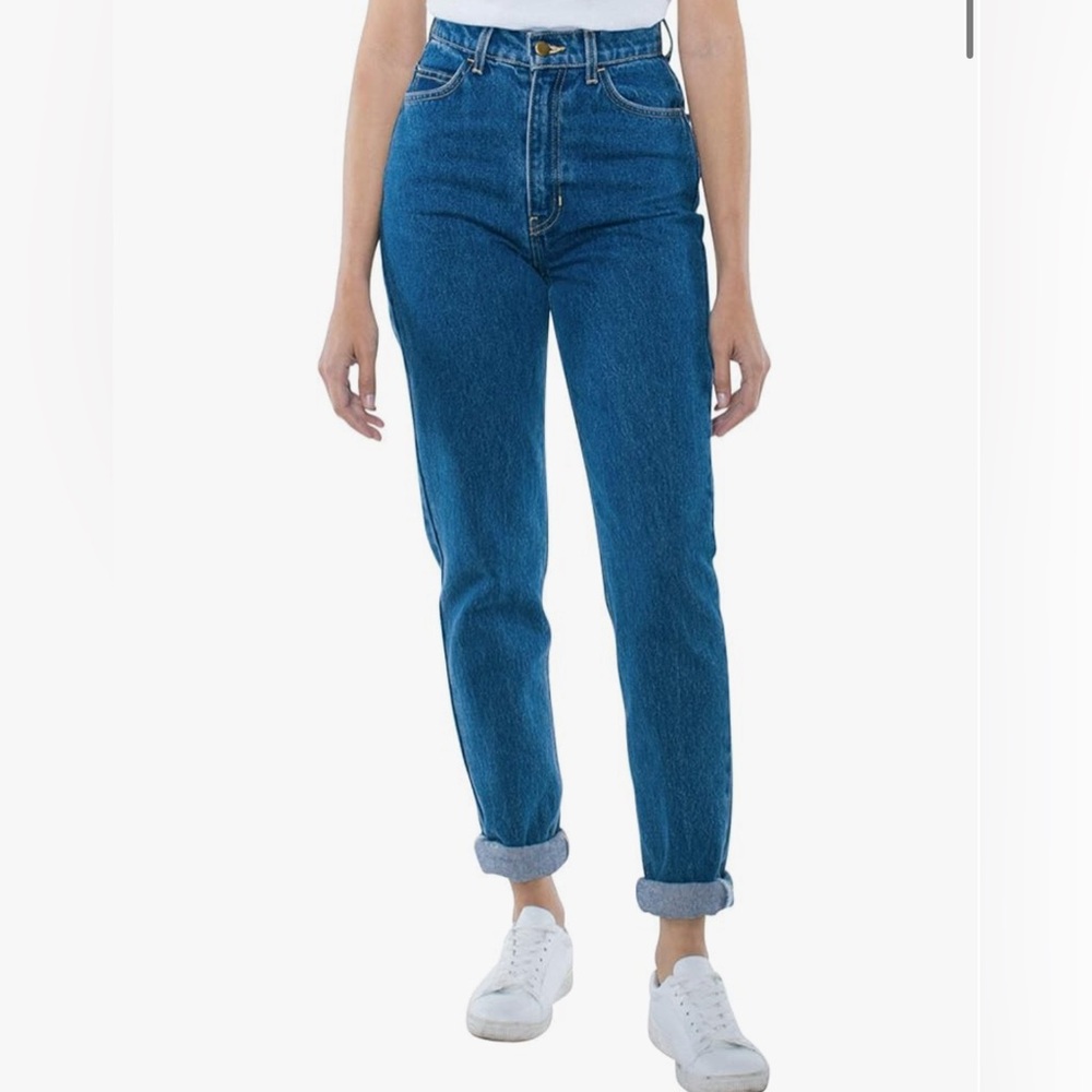 American Apparel The High Waisted Jean size 28 in Medium Wash